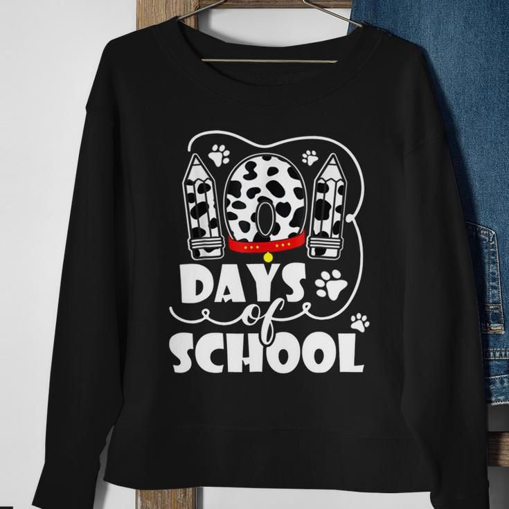 101 Days Of School Dalmatian Logo Sweatshirt Gifts for Old Women