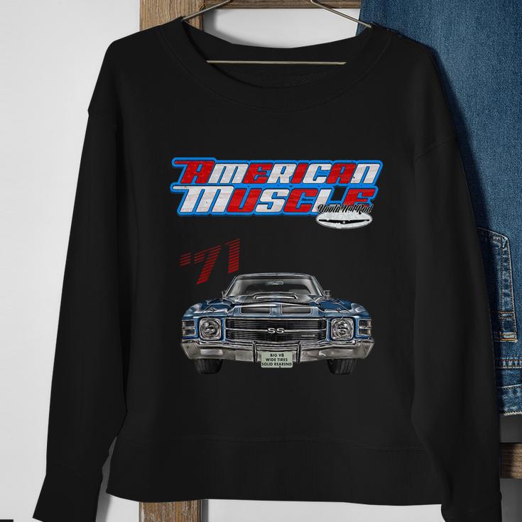 1971 ChevelleMuscle CarSs454Ss427Ss396HotrodDrag Race Sweatshirt Gifts for Old Women