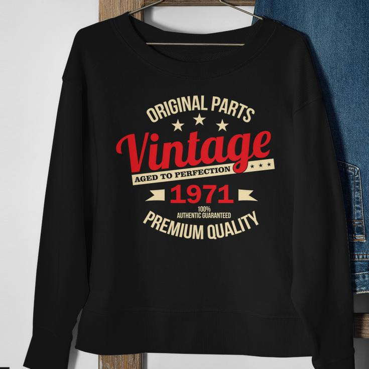 1971 Original Parts Vintage 50Th Birthday Tshirt Sweatshirt Gifts for Old Women