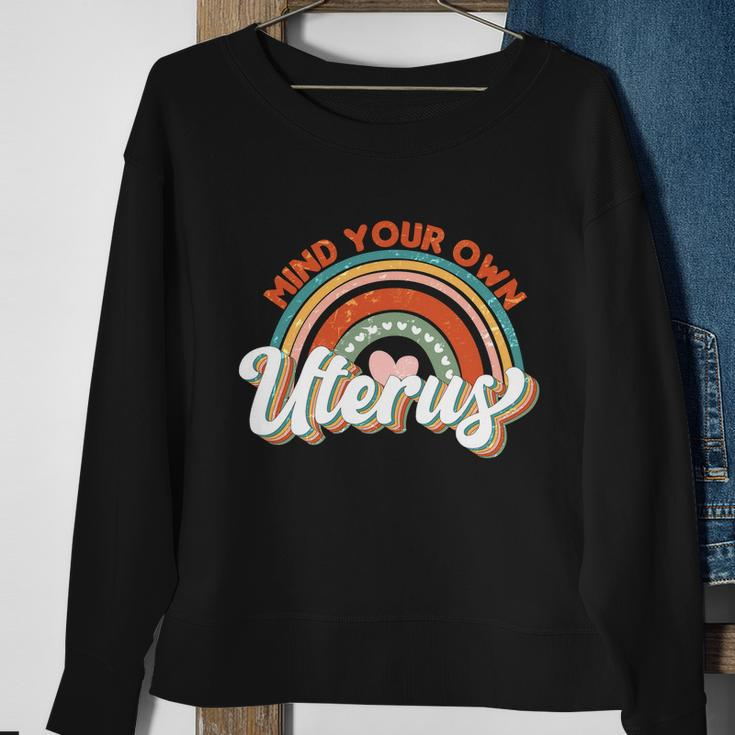 1973 Pro Roe Vintage Mind You Own Uterus Pro Choice Sweatshirt Gifts for Old Women