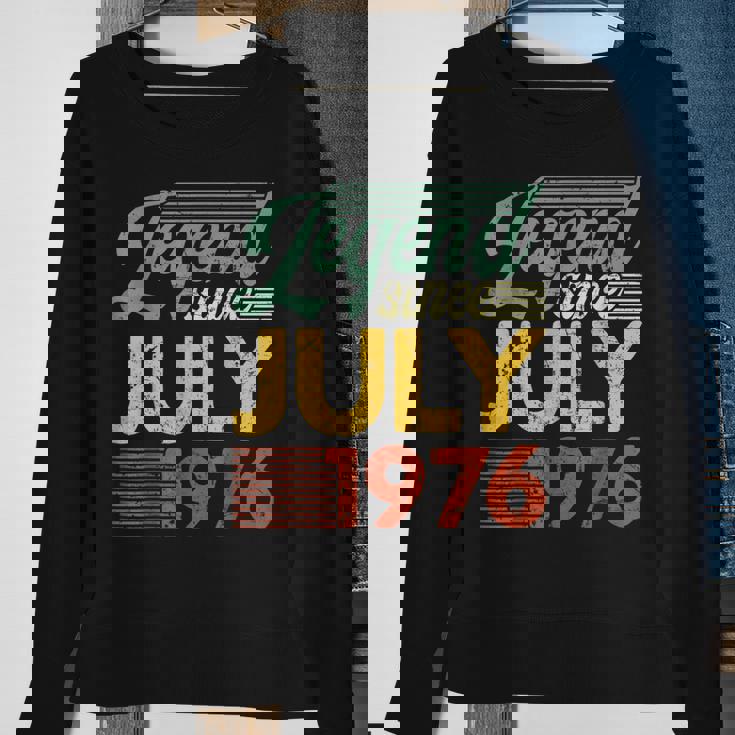 46 Years Old Gifts Legend Since July 1976 46Th Birthday Men Women Sweatshirt Graphic Print Unisex Gifts for Old Women