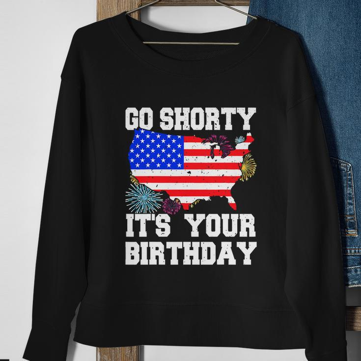 4Th Of July Birthday Usa Lover Sweatshirt Gifts for Old Women