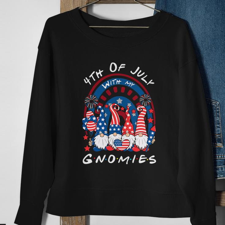 4Th Of July With My Gnomies Shirt Gnome Sweatshirt Gifts for Old Women