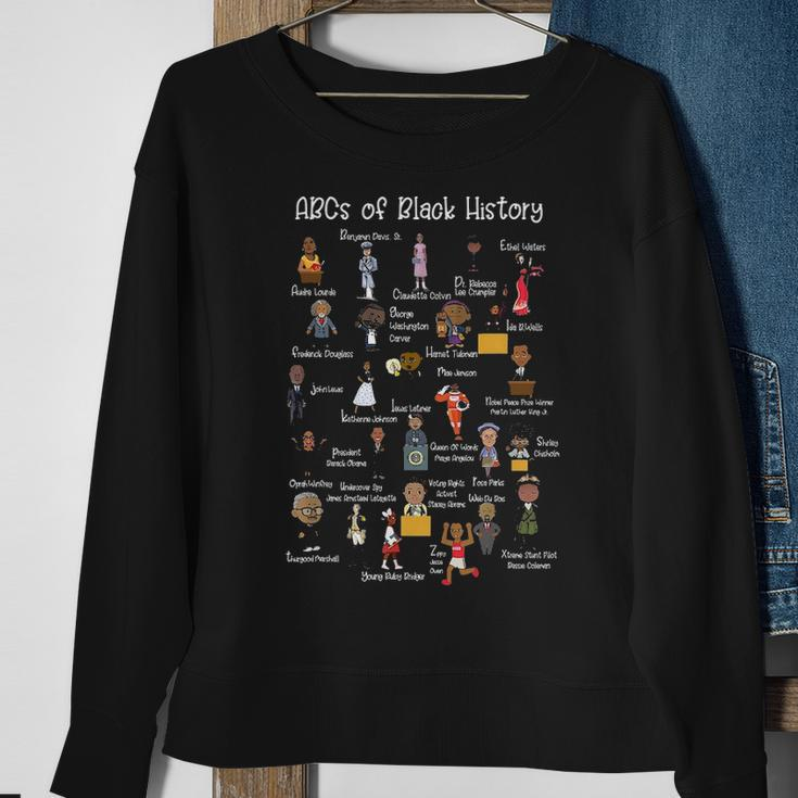 Abcs Of Black History Month Original Black History Sweatshirt Gifts for Old Women