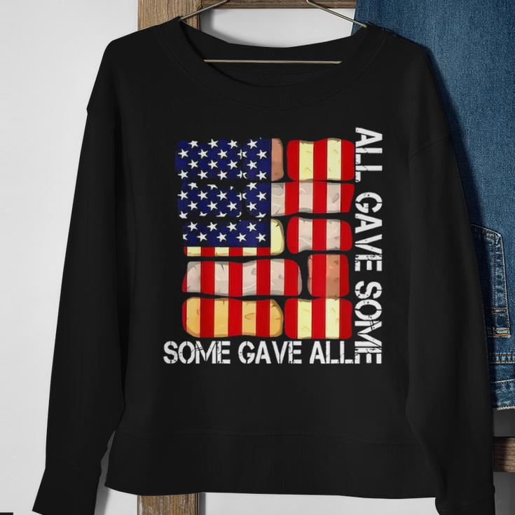 All Gave Some Some Gave All Memorials Day Sweatshirt Gifts for Old Women