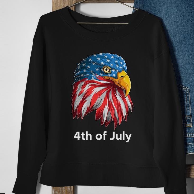 American Bald Eagle Mullet 4Th Of July Funny Usa Patriotic Gift Sweatshirt Gifts for Old Women