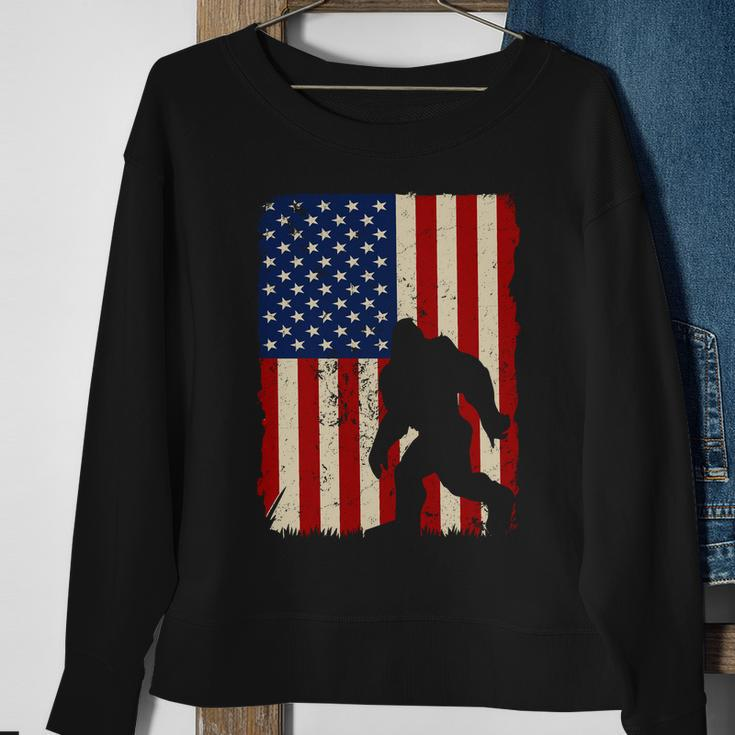 American Flag Gorilla Plus Size 4Th Of July Graphic Plus Size Shirt For Men Wome Sweatshirt Gifts for Old Women