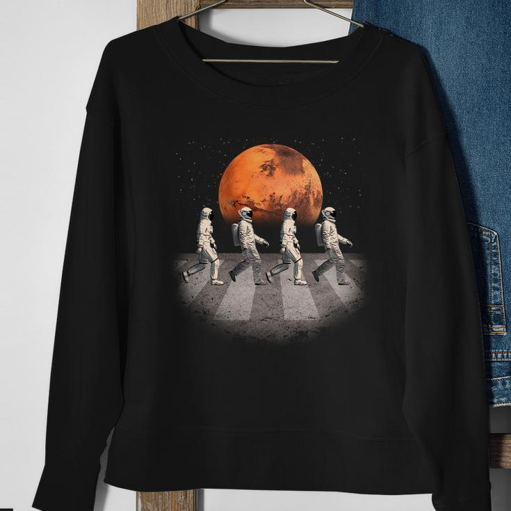 Astronauts Occupy Mars Crosswalk Tshirt Sweatshirt Gifts for Old Women