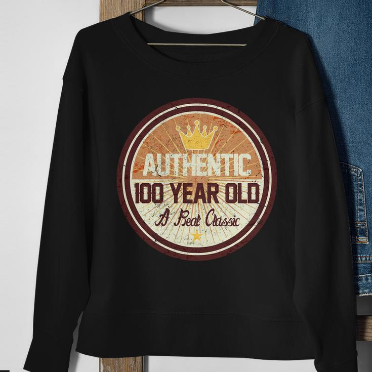 Authentic 100 Year Old Classic 100Th Birthday Tshirt Sweatshirt Gifts for Old Women