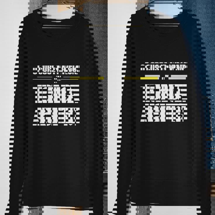 Awesome Technical Architect Gift Graphic Design Printed Casual Daily Basic Sweatshirt Gifts for Old Women
