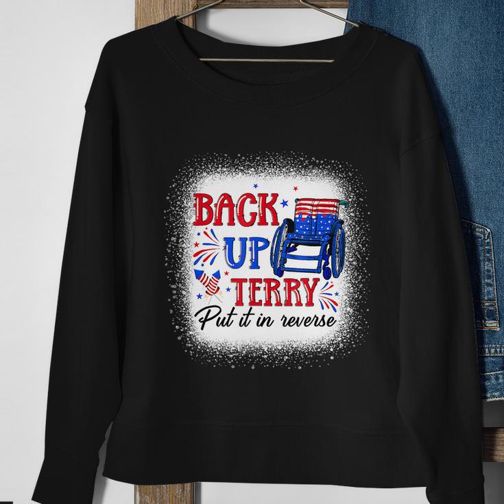 Back Up Terry Put It In Reverse 4Th Of July American Flag Sweatshirt Gifts for Old Women