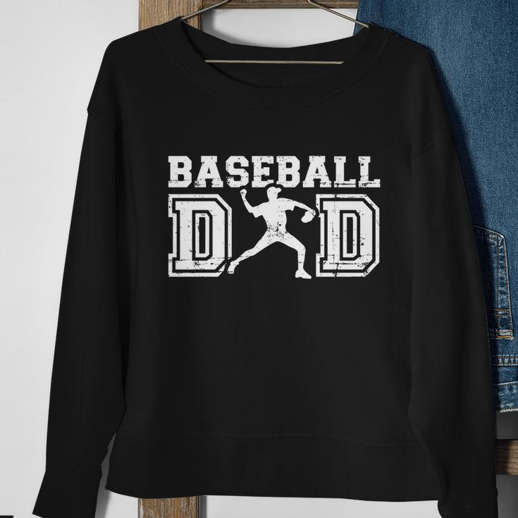 Baseball Dad Gift For Fathers Day Sweatshirt Gifts for Old Women