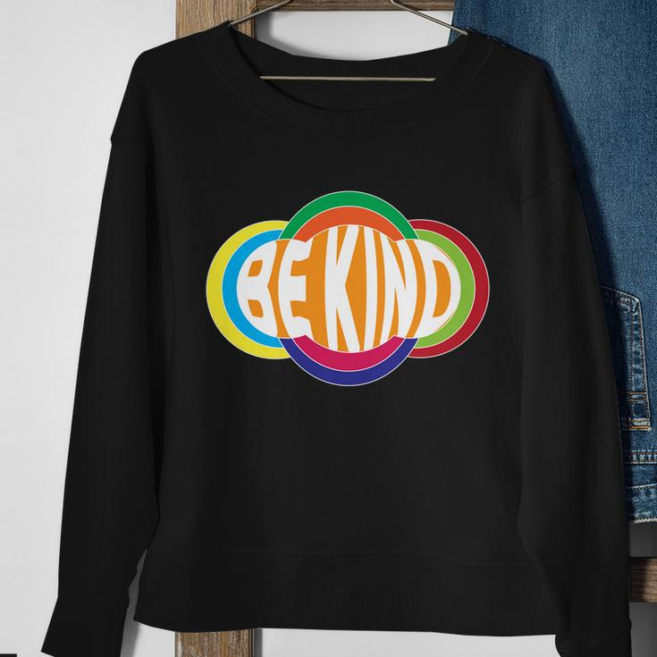 Be Kind 70S Retro Logo Tribute Sweatshirt Gifts for Old Women