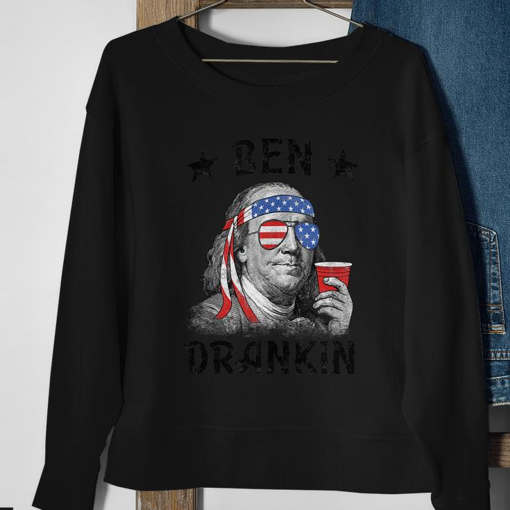 Ben Drankin Funny 4Th Of July Sweatshirt Gifts for Old Women