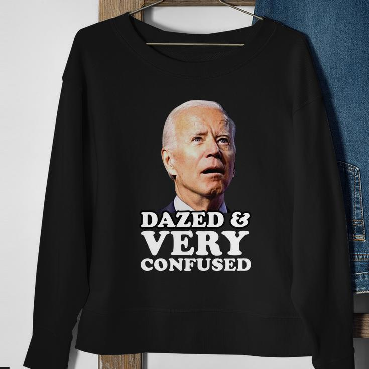 Biden Dazed And Very Confused Funny Joe Biden Sweatshirt Gifts for Old Women