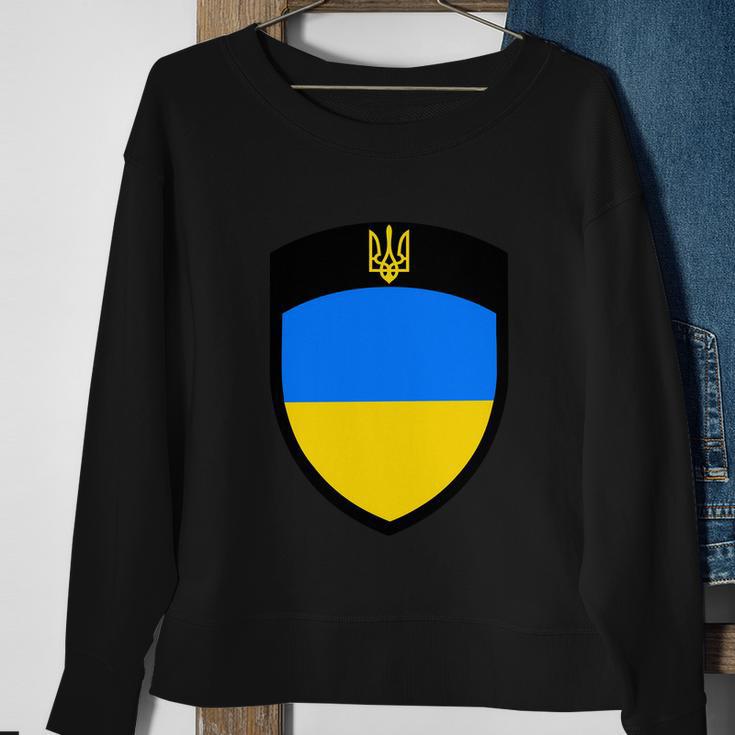 Maglietta Ucraina Ricamata – Volodymyr Zelenskyy Tridente D'Oro – Unisex Smartex