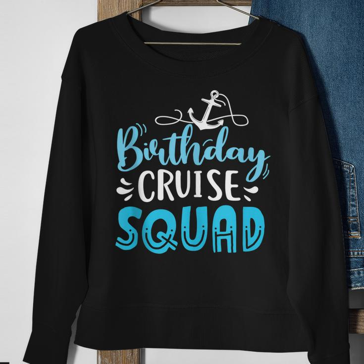 Birthday Cruise Squad Cruising Vacation Funny Birthday Gifts V2 Men Women Sweatshirt Graphic Print Unisex Gifts for Old Women