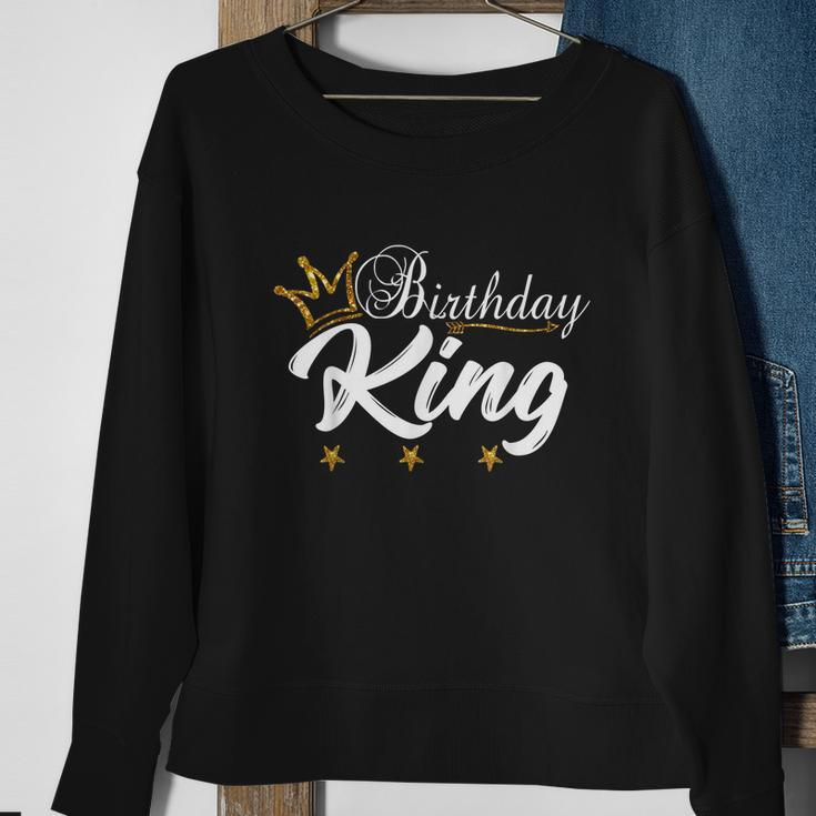 Birthday King Gold Crown Shirt For Boys And Men Tshirt Sweatshirt Gifts for Old Women