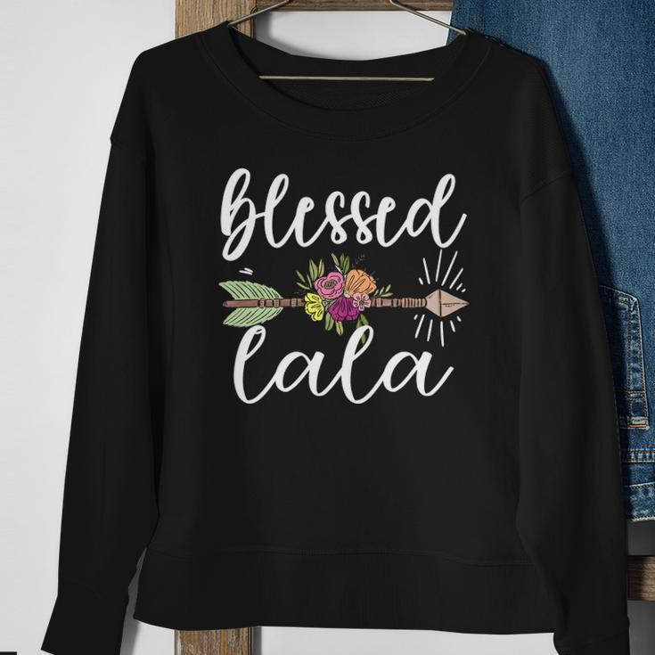 Blessed Lala Grandmother Appreciation Lala Grandma Sweatshirt Gifts for Old Women