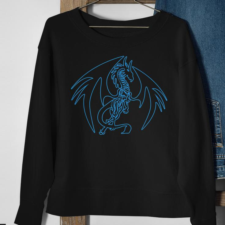 Blue Dragon Gift Halloween Kids Undead Trick Or Treat Gift Sweatshirt Gifts for Old Women