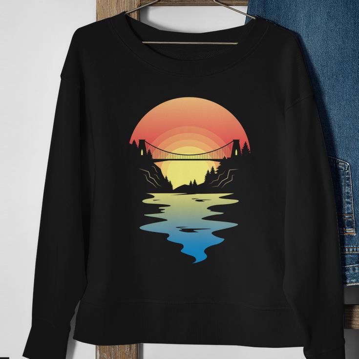 Bristol Bridge Tshirt Sweatshirt Gifts for Old Women