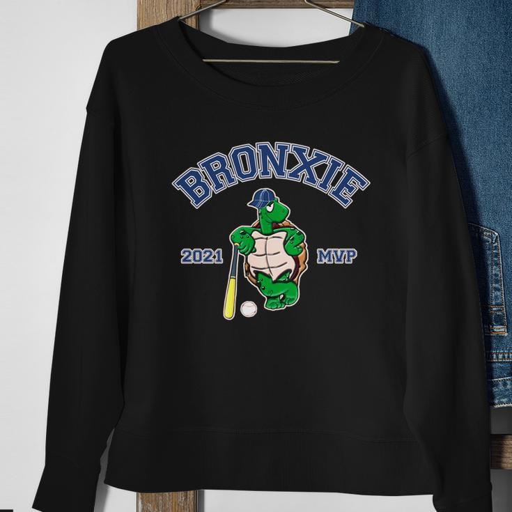 Bronxie 2021 Mvp Baseball Turtle Logo Tshirt Sweatshirt Gifts for Old Women