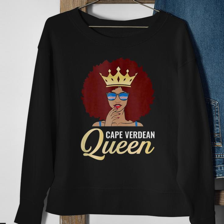 Cape Verdean Queen Cape Verdean Sweatshirt Gifts for Old Women