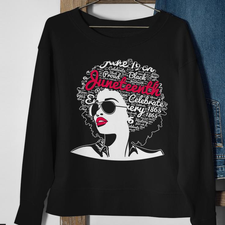 Celebrate Juneteenth June 19Th Black History Sweatshirt Gifts for Old Women