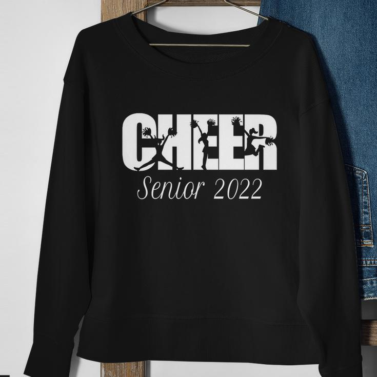 Cheer Senior 2022 Spirit Cheerleader Outfits Graduation Funny Gift Sweatshirt Gifts for Old Women