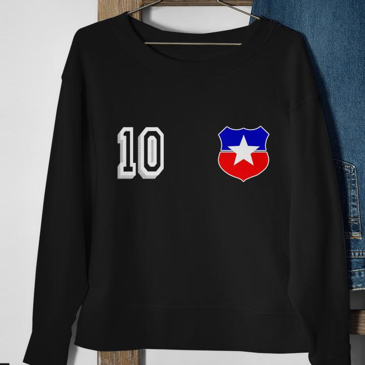 Chile Soccer La Roja Jersey Number Sweatshirt Gifts for Old Women