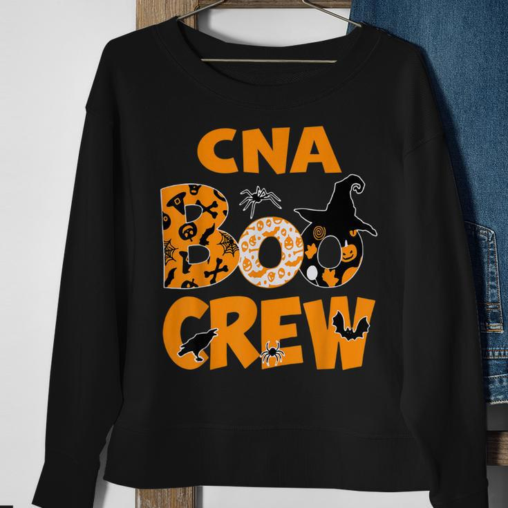 Cna Boo Crew Witch Nurse Ghost Costume Funny Halloween Sweatshirt Gifts for Old Women