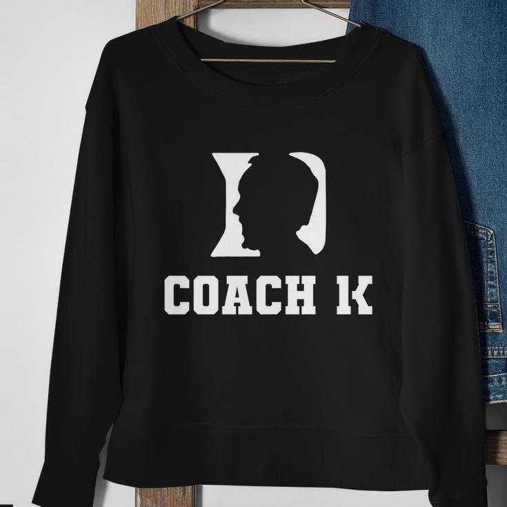 Coach 1K 1000 Wins Basketball College Font 1 K Sweatshirt Gifts for Old Women