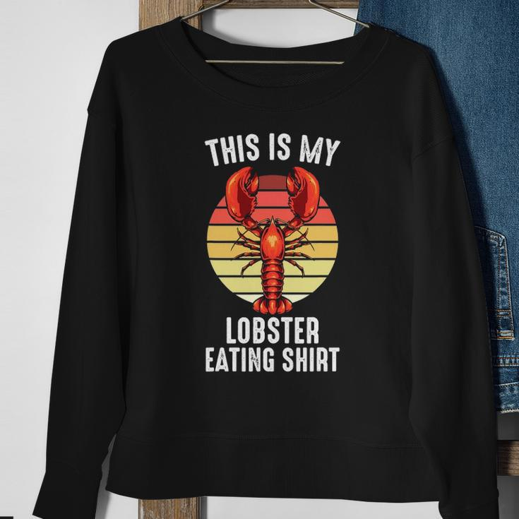 Crab &8211 This Is My Lobster Eating &8211 Shellfish &8211 Chef Sweatshirt Gifts for Old Women