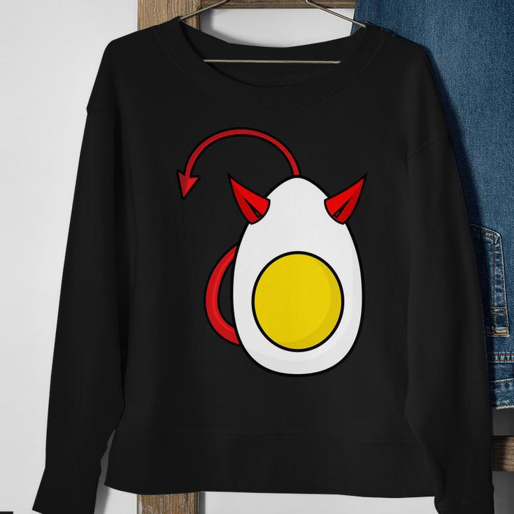 Deviled Egg Funny Halloween Costume Sweatshirt Gifts for Old Women