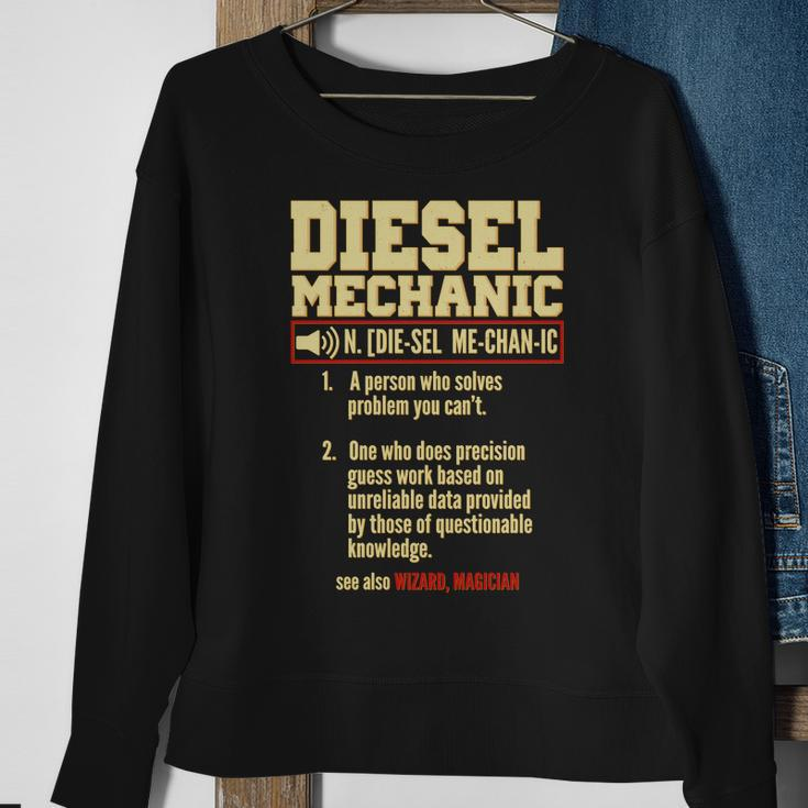 Diesel Mechanic Tshirt Sweatshirt Gifts for Old Women