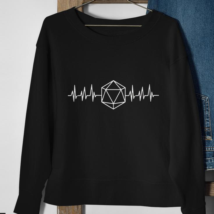 Dnd D20 Life Pulse Tshirt Sweatshirt Gifts for Old Women