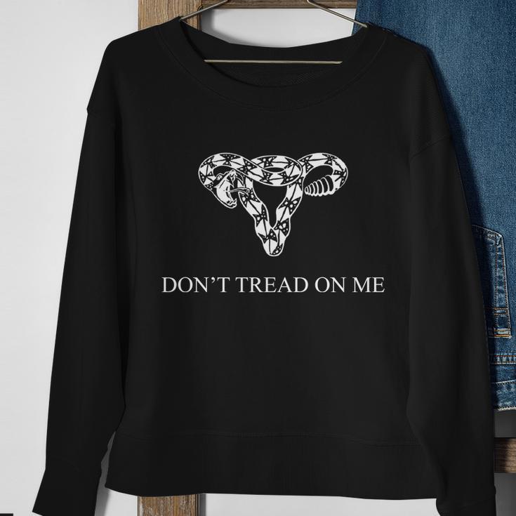 Dont Tread On Me Uterus Flag Tshirt Sweatshirt Gifts for Old Women