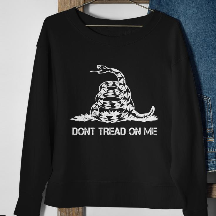 Don’T Tread On Me Uterus Meaningful Gift Sweatshirt Gifts for Old Women