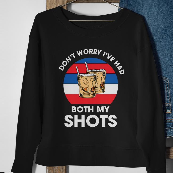 Dont Worry Ive Had Both My Shots 4Th Of July Plus Size Shirt For Men Women Sweatshirt Gifts for Old Women