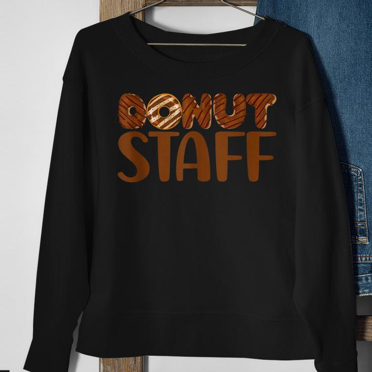 Donut Staff Doughnut Maker Baker Chef Chocolate Donut Lover Sweatshirt Gifts for Old Women