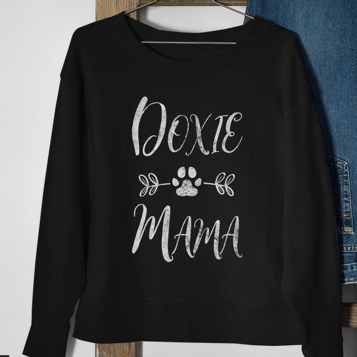 Doxie Mama Cool Gift Dachshund Weiner Owner Funny Dog Mom Gift Sweatshirt Gifts for Old Women