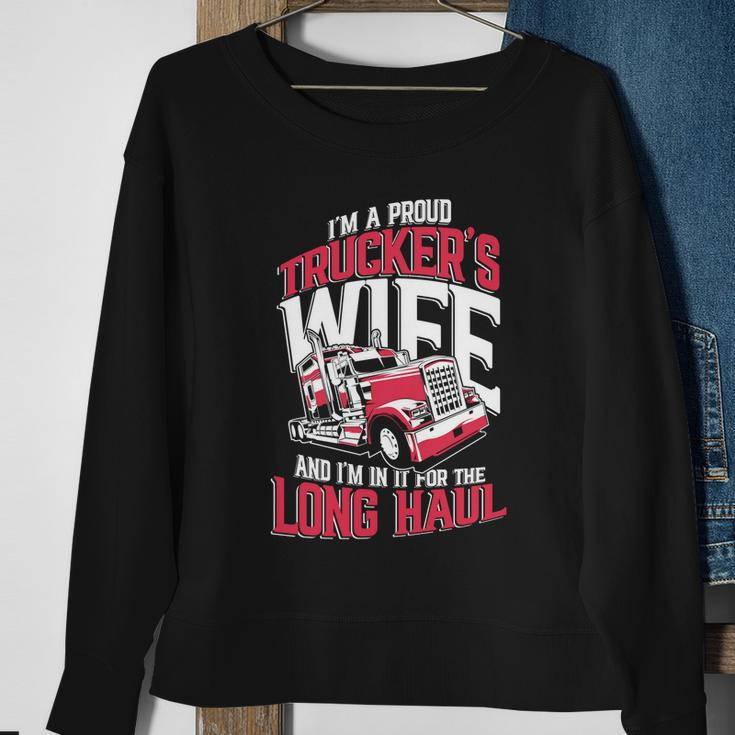 Drop Loads Gift Trucker Semi Truck Driver Big Rig Trucking Cute Gift Sweatshirt Gifts for Old Women