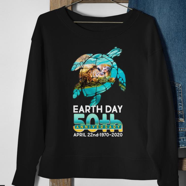 Earth Day 50Th Anniversary Turtle V2 Sweatshirt Gifts for Old Women