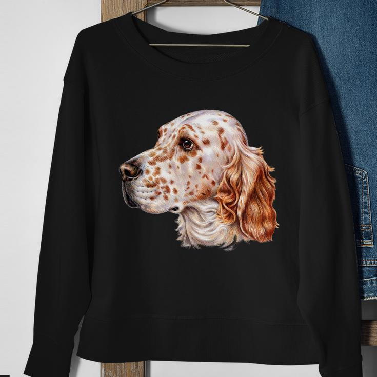 English Setter Dog Tshirt Sweatshirt Gifts for Old Women