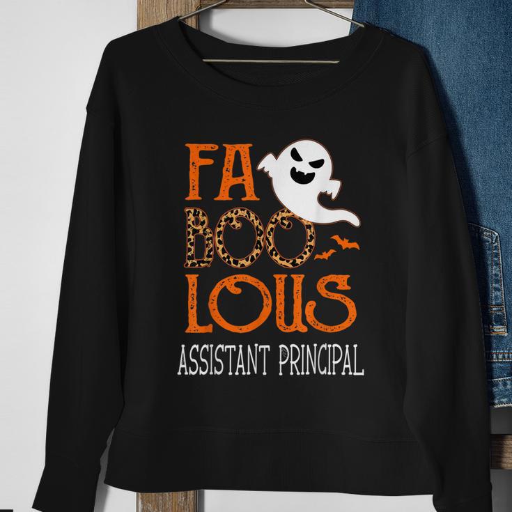 Faboolous Assistant Principal On Halloween Party Funny Ghost Sweatshirt Gifts for Old Women