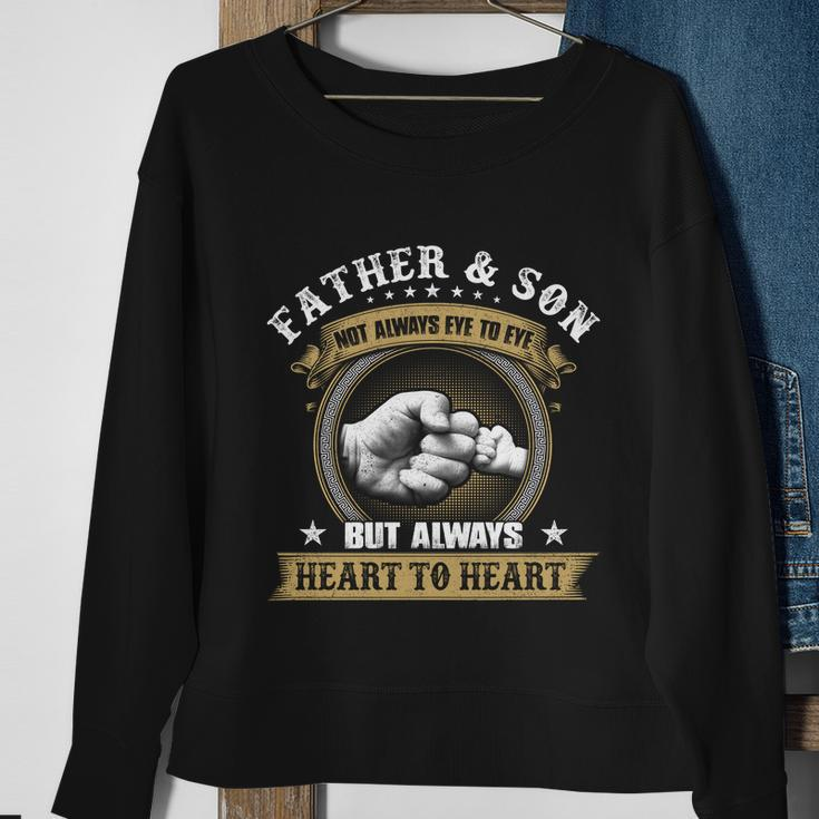 Father And Son Fathers Day Best Dad Ever Gift Graphic Design Printed Casual Daily Basic Sweatshirt Gifts for Old Women