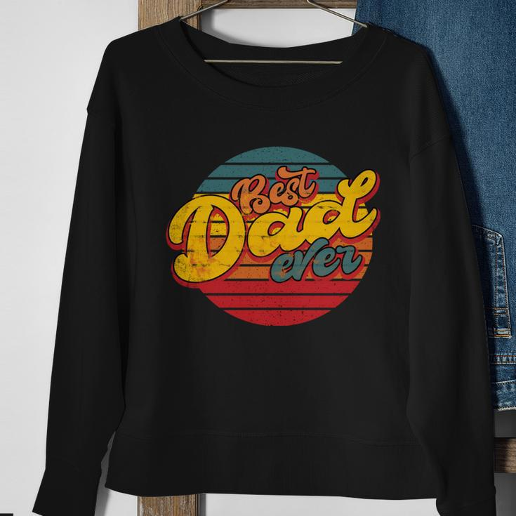 Fathers Day Best Fathers Day Design Ever Graphic Design Printed Casual Daily Basic Sweatshirt Gifts for Old Women