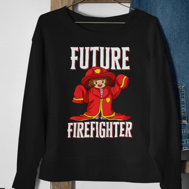 Firefighter Future Firefighter For Young Girls Sweatshirt Gifts for Old Women