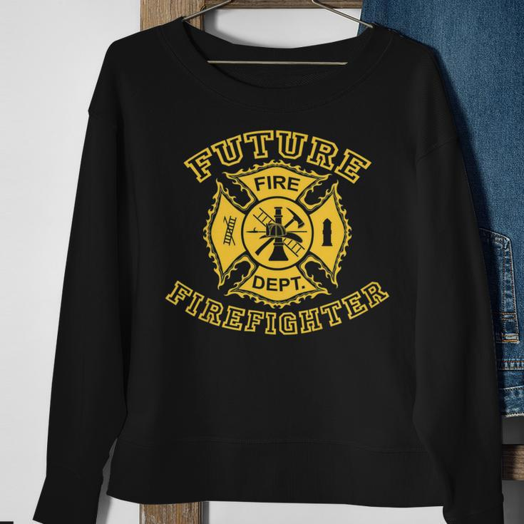 Firefighter Future Firefighter Sweatshirt Gifts for Old Women