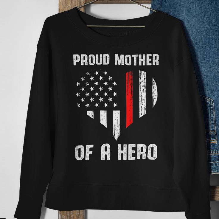 Firefighter Proud Mother Of A Firefighter Sweatshirt Gifts for Old Women